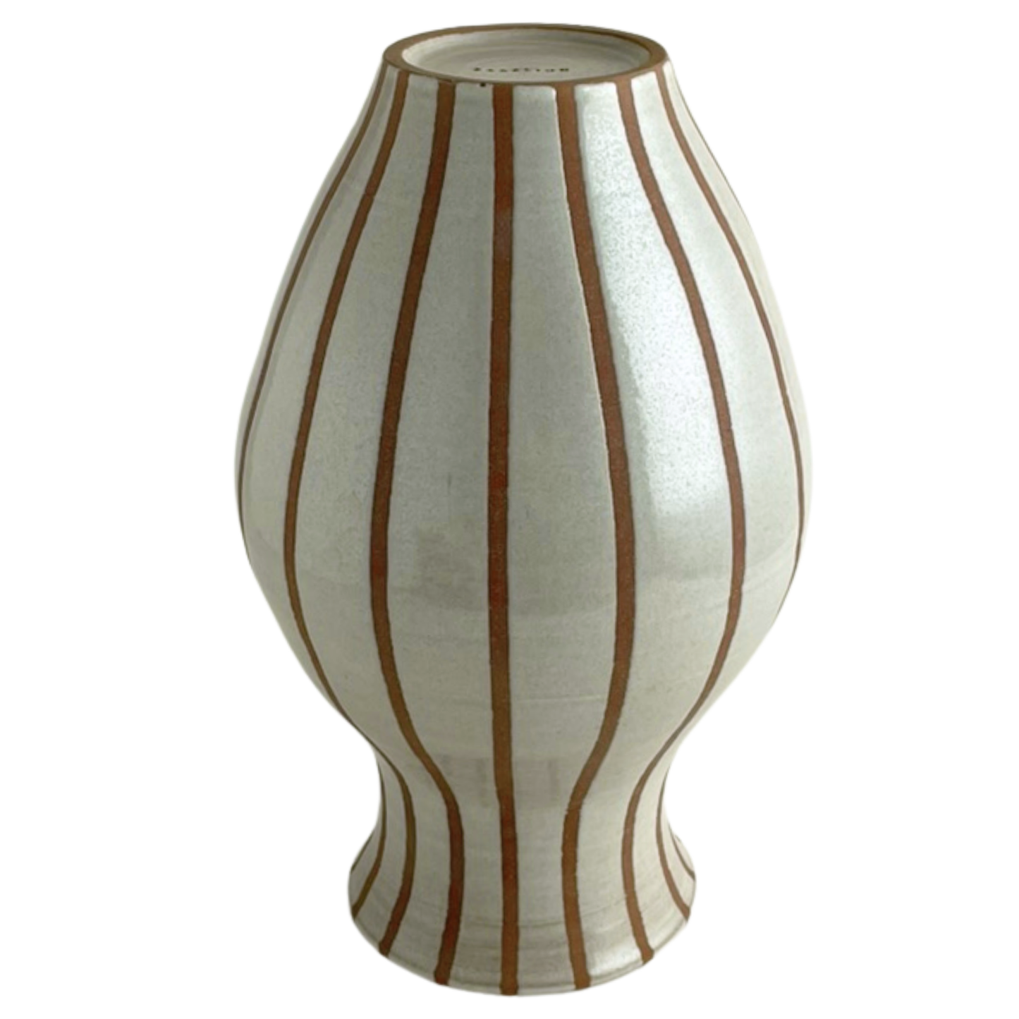 VASE // STRIPED EARTHENWARE