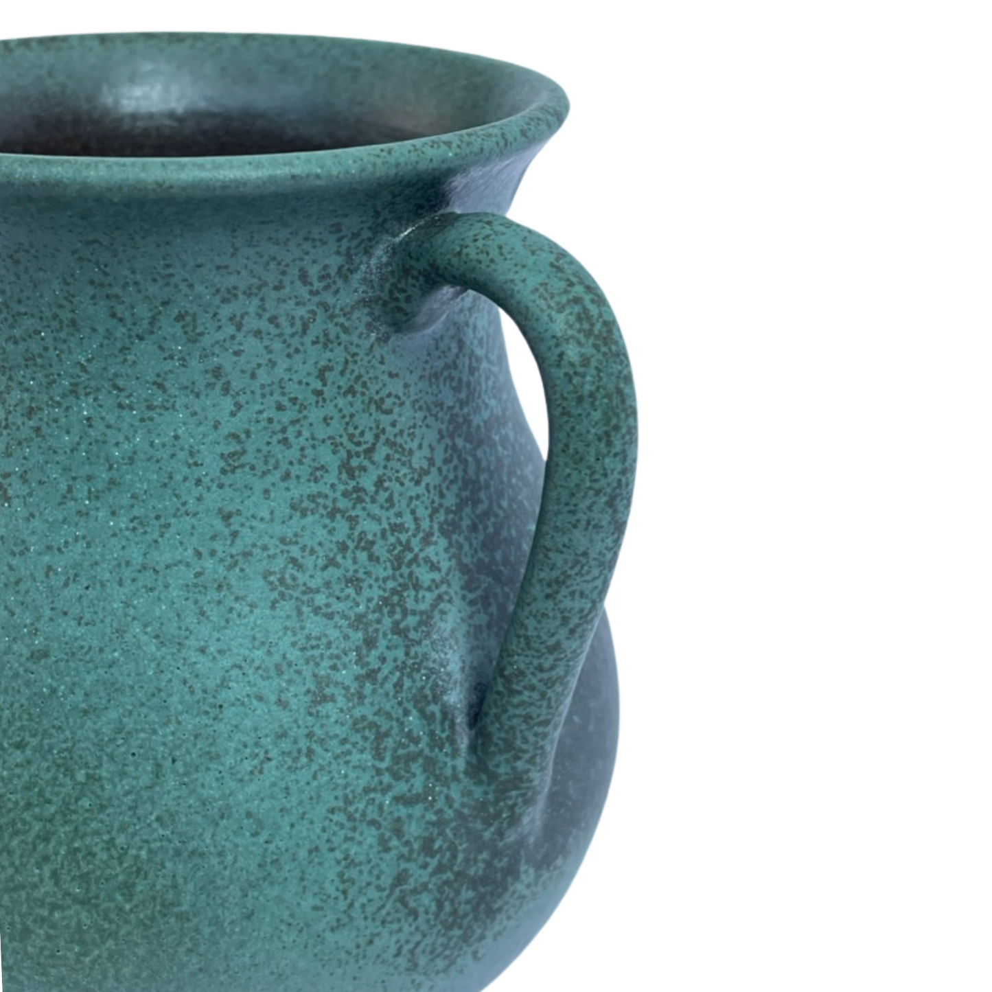 VASE // DOUBLE HANDLED SEA GREEN