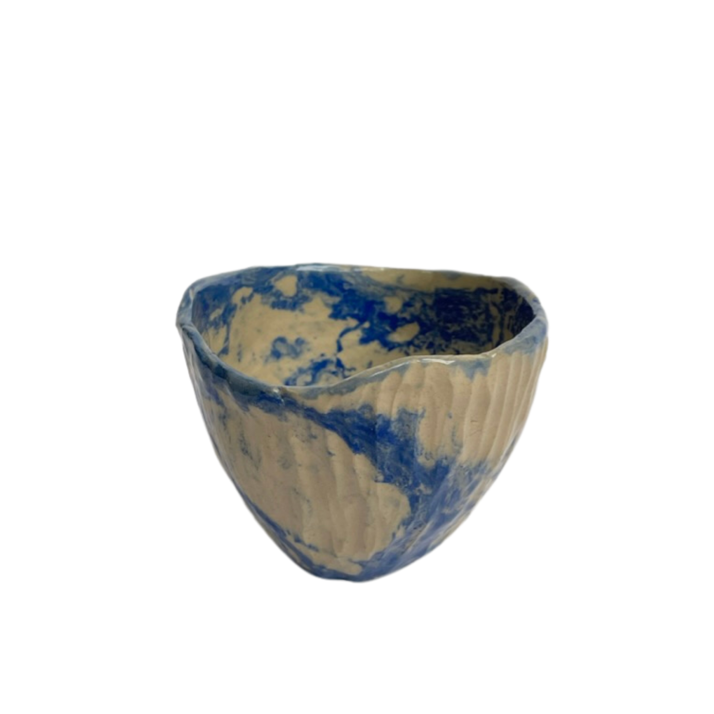 CUP // BLUE BEIGE GLOSSY