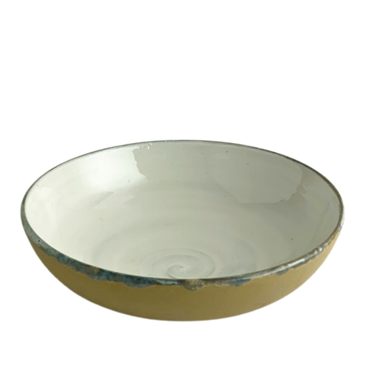 BOWL // DESERT YELLOW AND WHITE