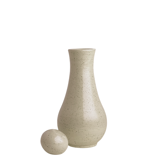 CARAFE // SPECKLED GLOSSY BEIGE