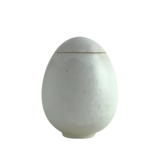 EGG JAR // PALE WHITE
