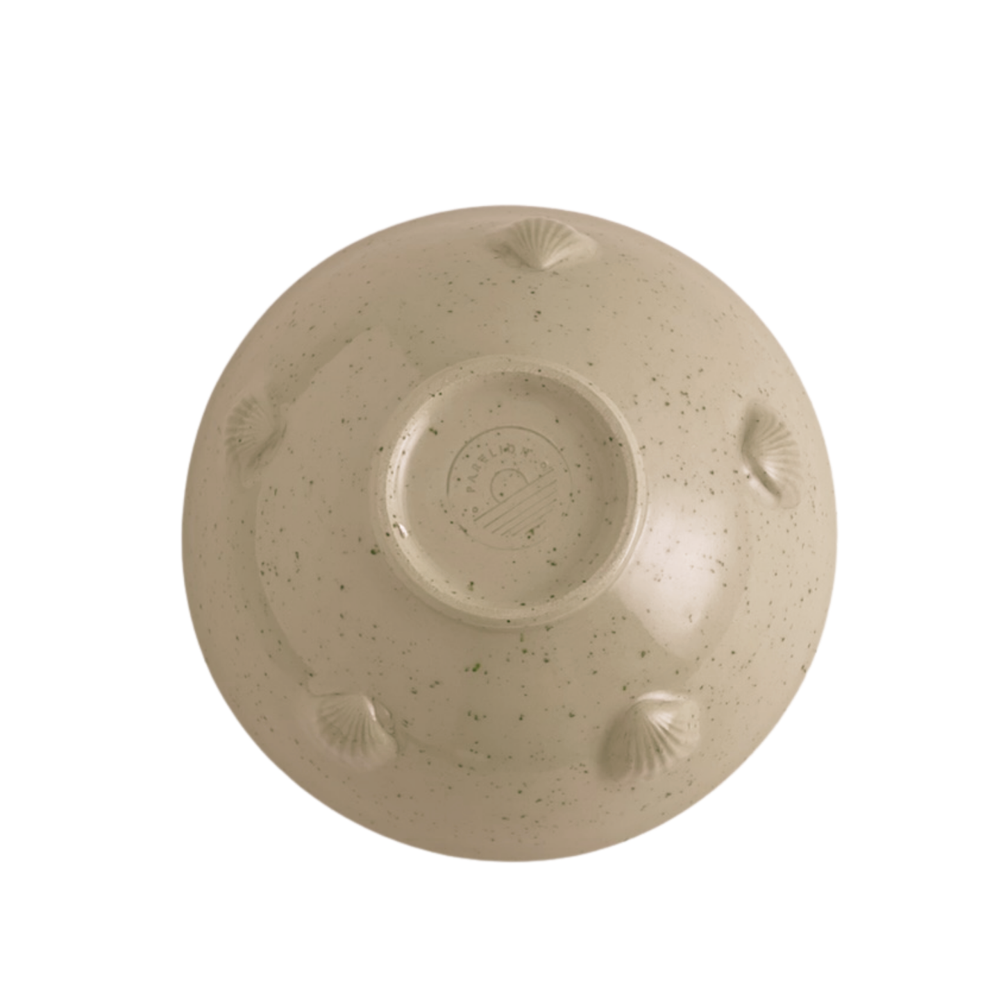 BOWL // SPECKLED BEIGE SHELLS