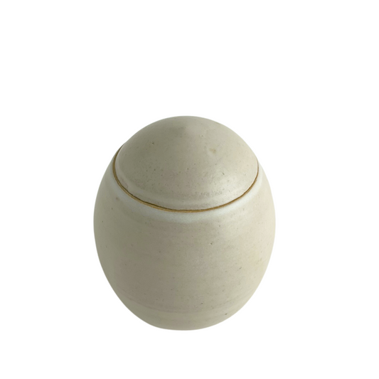 EGG JAR // LIGHT IVORY