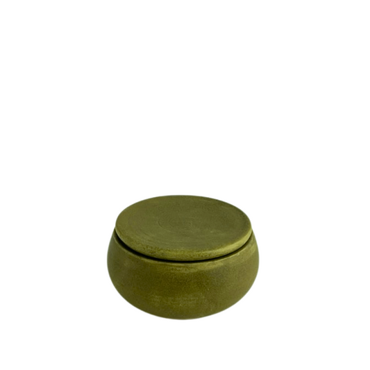 LIDDED JAR // PESTO GREEN