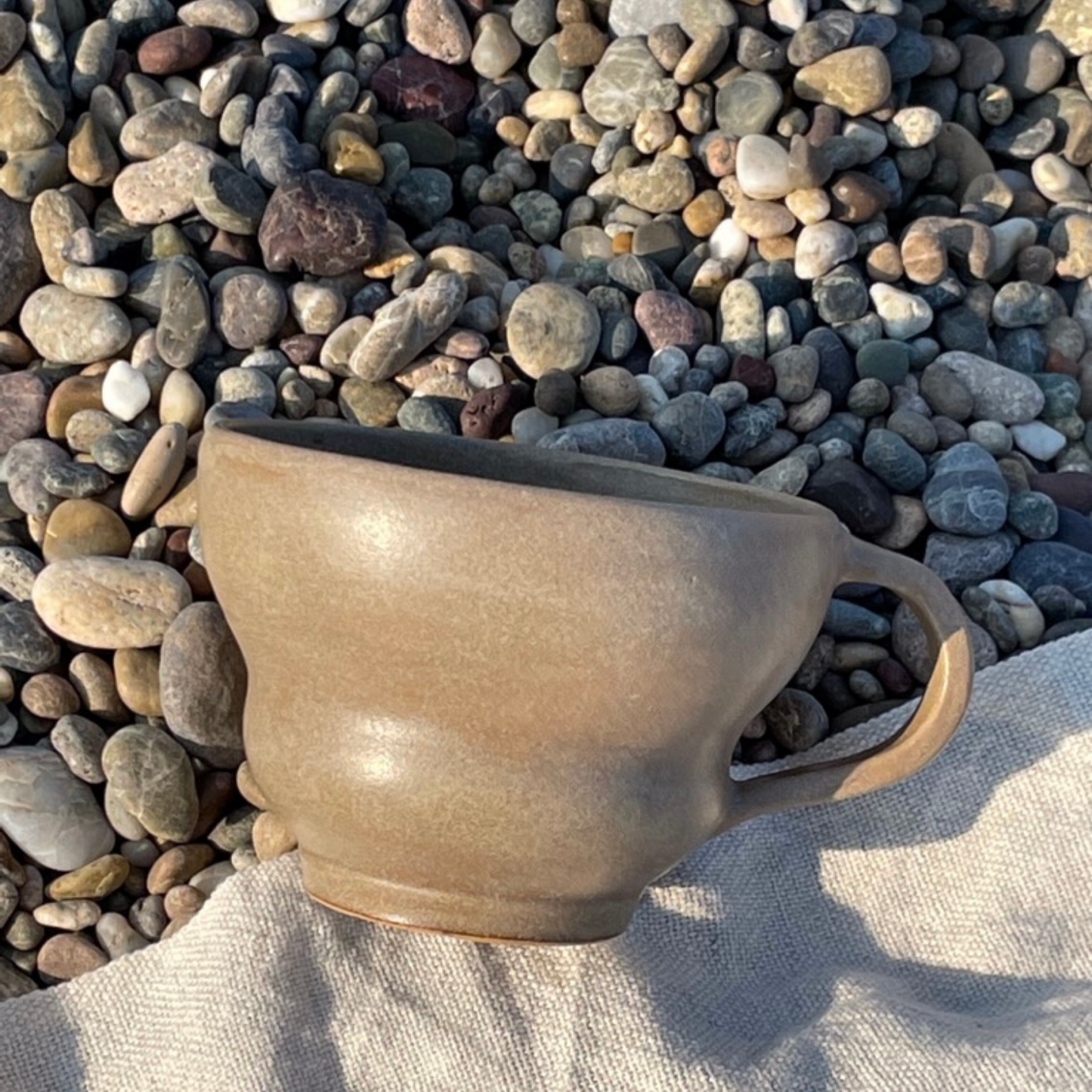 CAPPUCINO MUG // ASH STONE