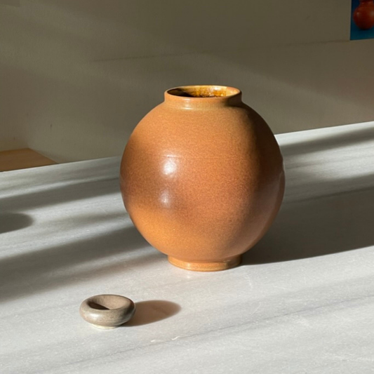VESSEL // MOON JAR AUTUMN BROWN