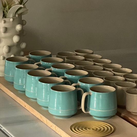 LINE MUG // AQUA