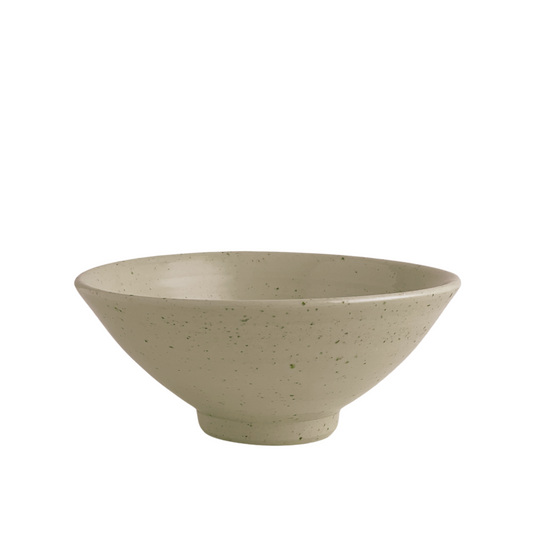BOWL // SPECKLED GLOSSY BEIGE
