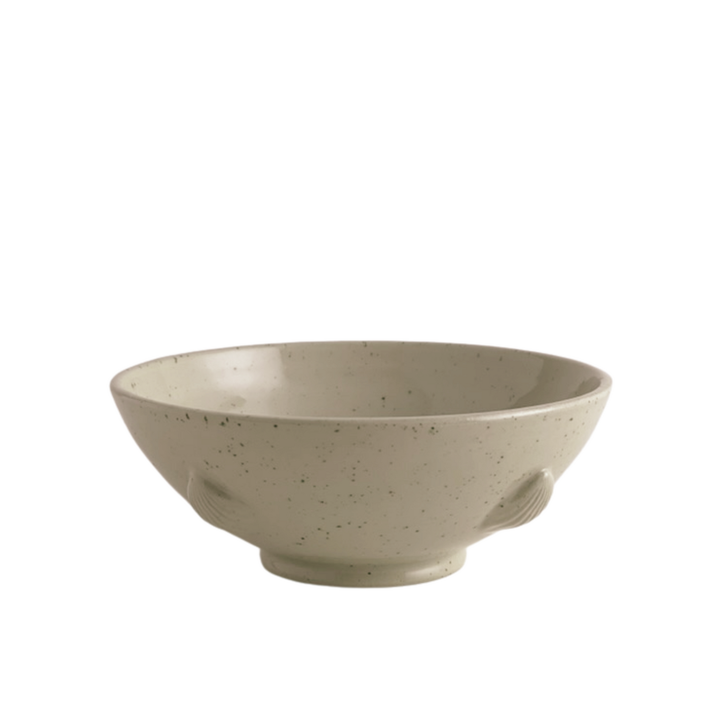 BOWL // SPECKLED BEIGE SHELLS