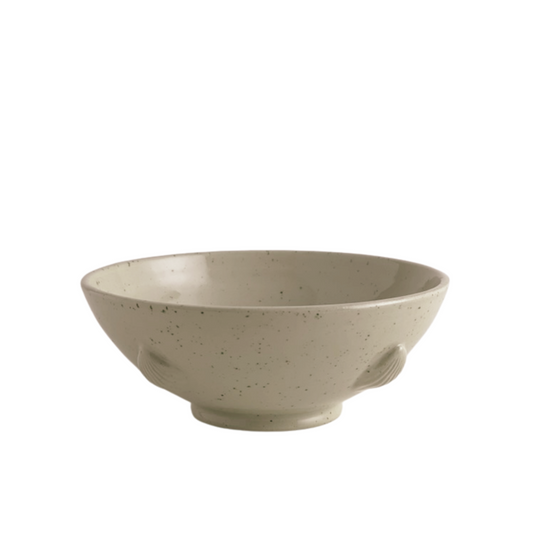 BOWL // SPECKLED BEIGE SHELLS