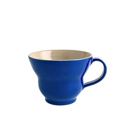 CAPPUCINO MUG // PERSIAN BLUE