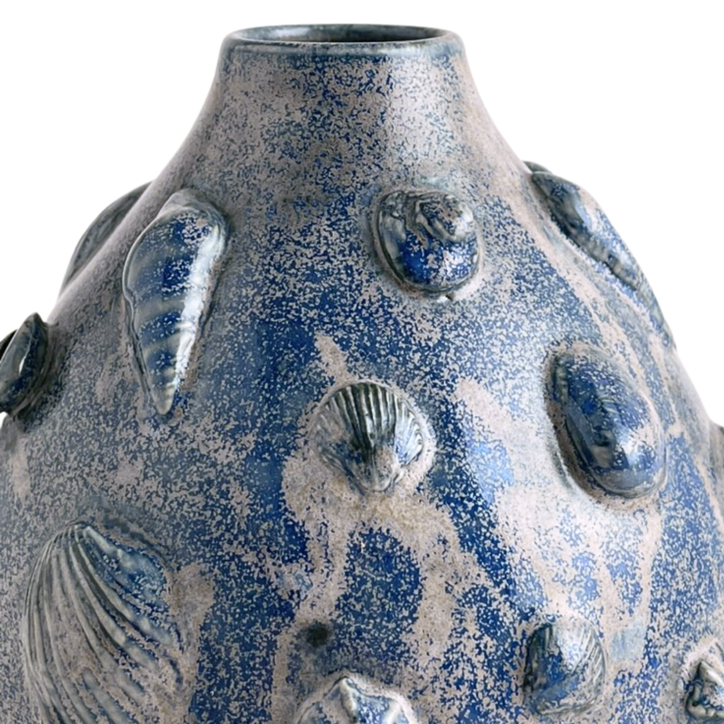 VASE // NAVY SHELLSCAPE