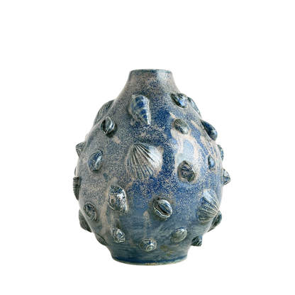 VASE // NAVY SHELLSCAPE