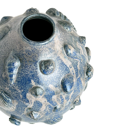 VASE // NAVY SHELLSCAPE