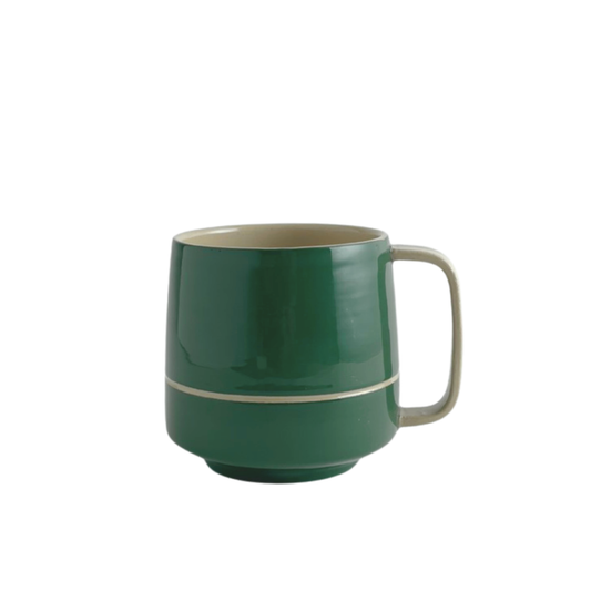 LINE MUG // FOREST GREEN