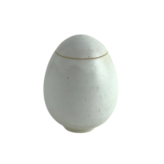 EGG JAR // PALE WHITE