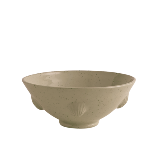 BOWL // SPECKLED BEIGE SHELLS