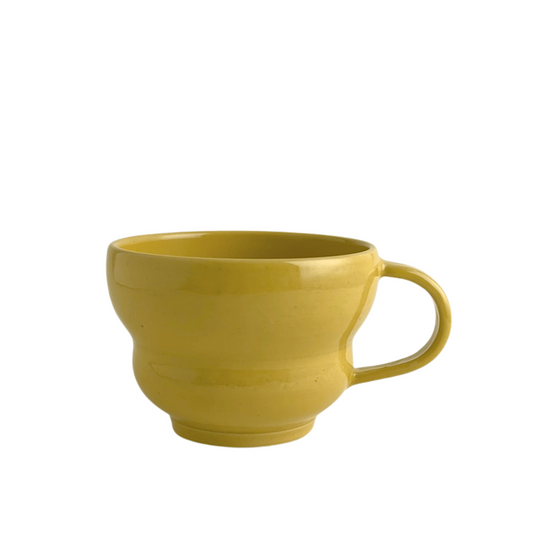 CAPPUCINO MUG // SUNFLOWER