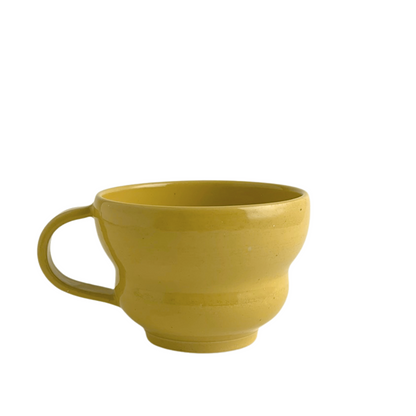 CAPPUCINO MUG // SUNFLOWER