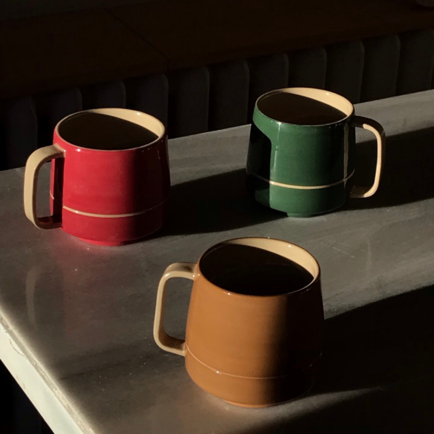 LINE MUG // LIGHT RASPBERRY