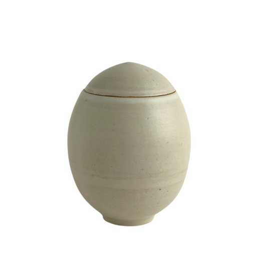 EGG JAR // LIGHT IVORY