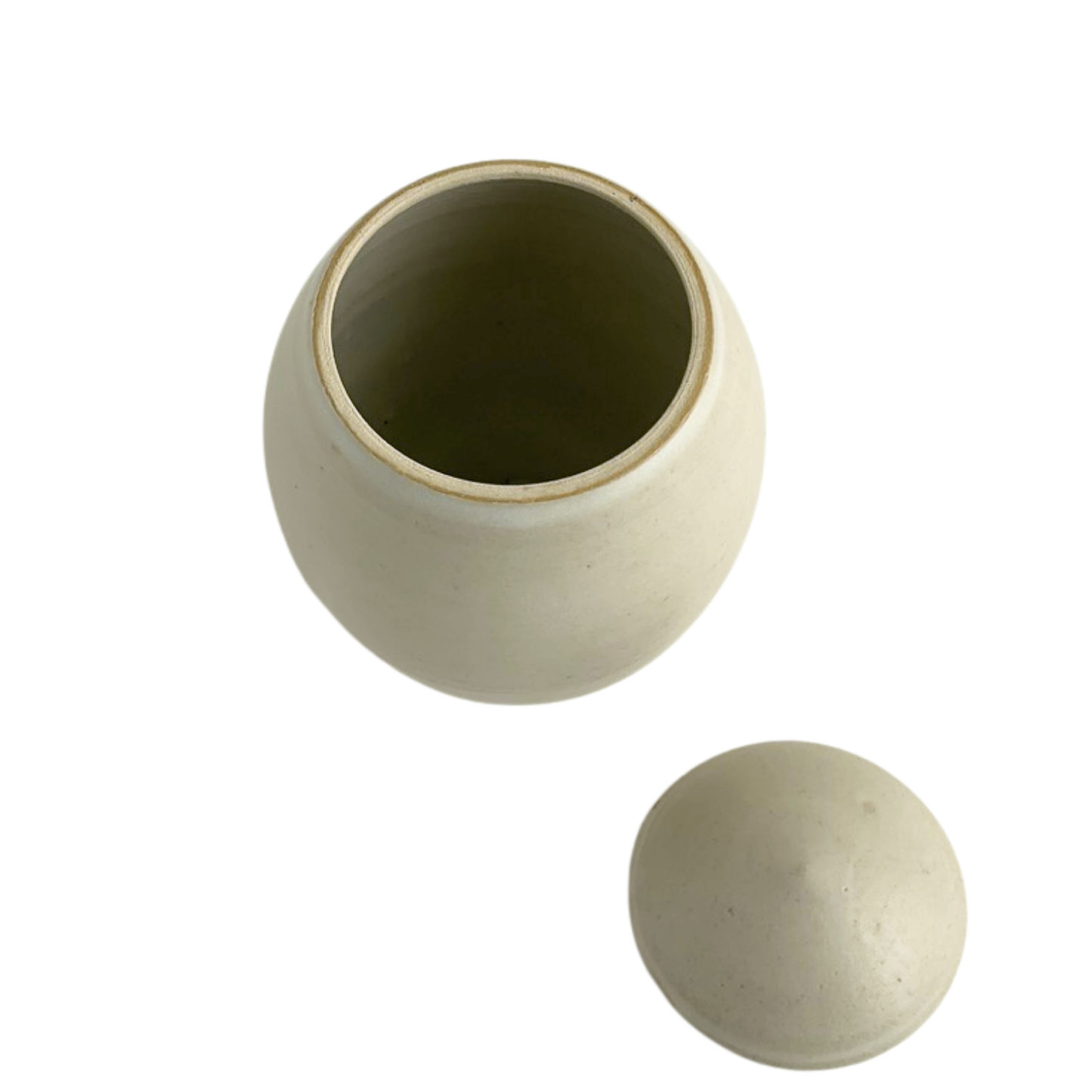 EGG JAR // LIGHT IVORY