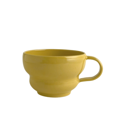 CAPPUCINO MUG // SUNFLOWER