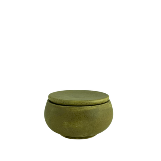 LIDDED JAR // PESTO GREEN