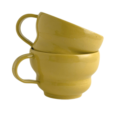 CAPPUCINO MUG // SUNFLOWER