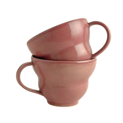 CAPPUCINO MUG // CORAL PINK