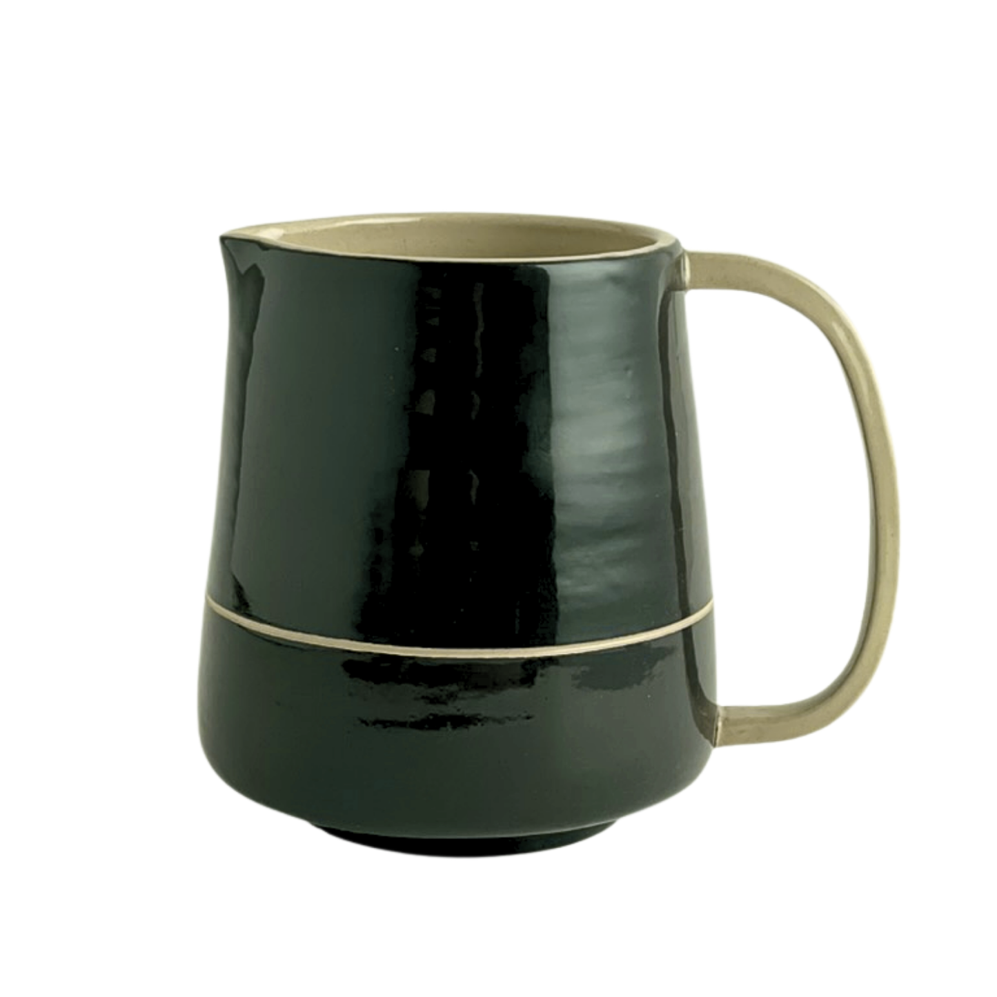 JUG // BLACK BEIGE GLOSSY
