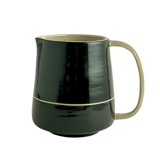 JUG // BLACK BEIGE GLOSSY