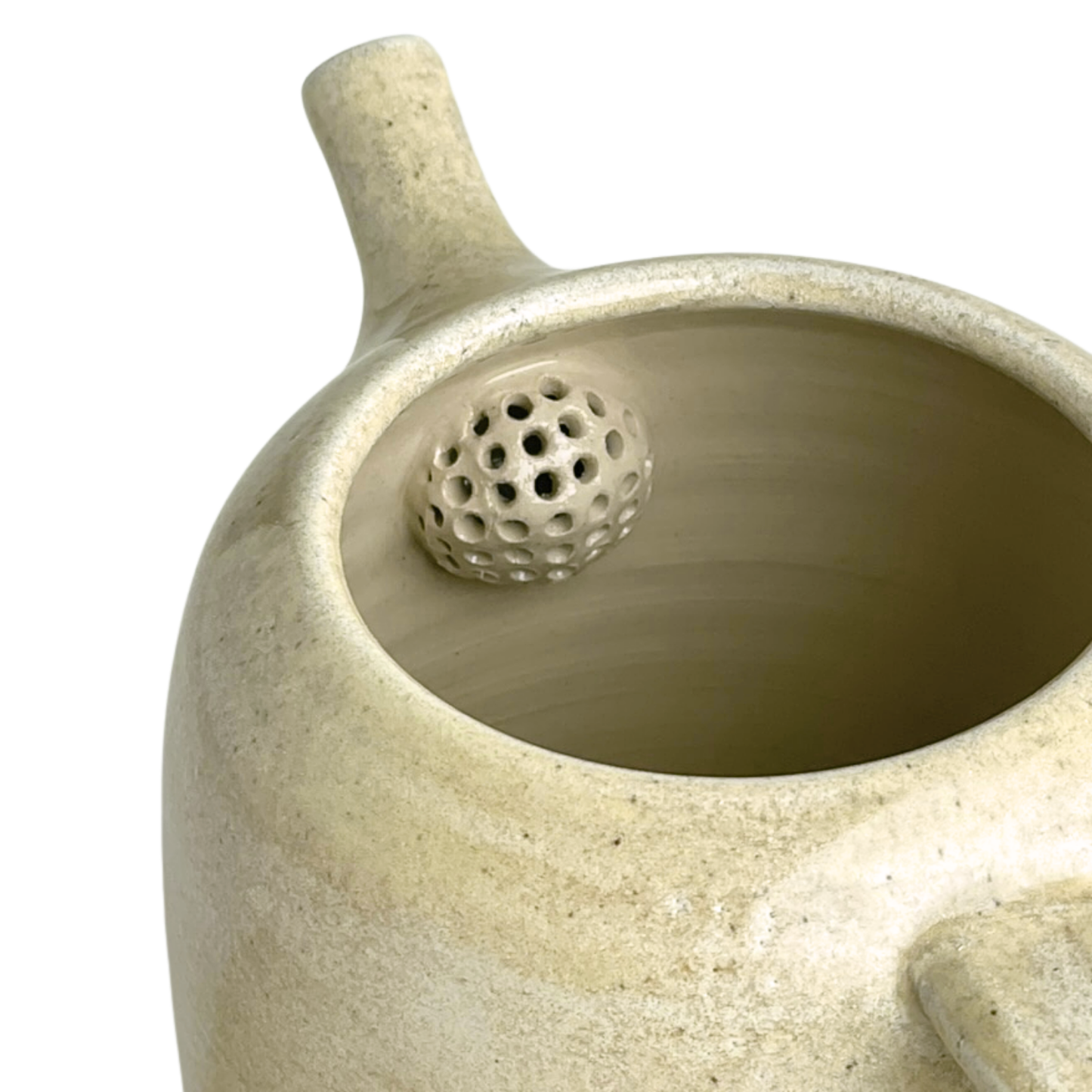 TEAPOT // GLOSSY SPECKLED BEIGE