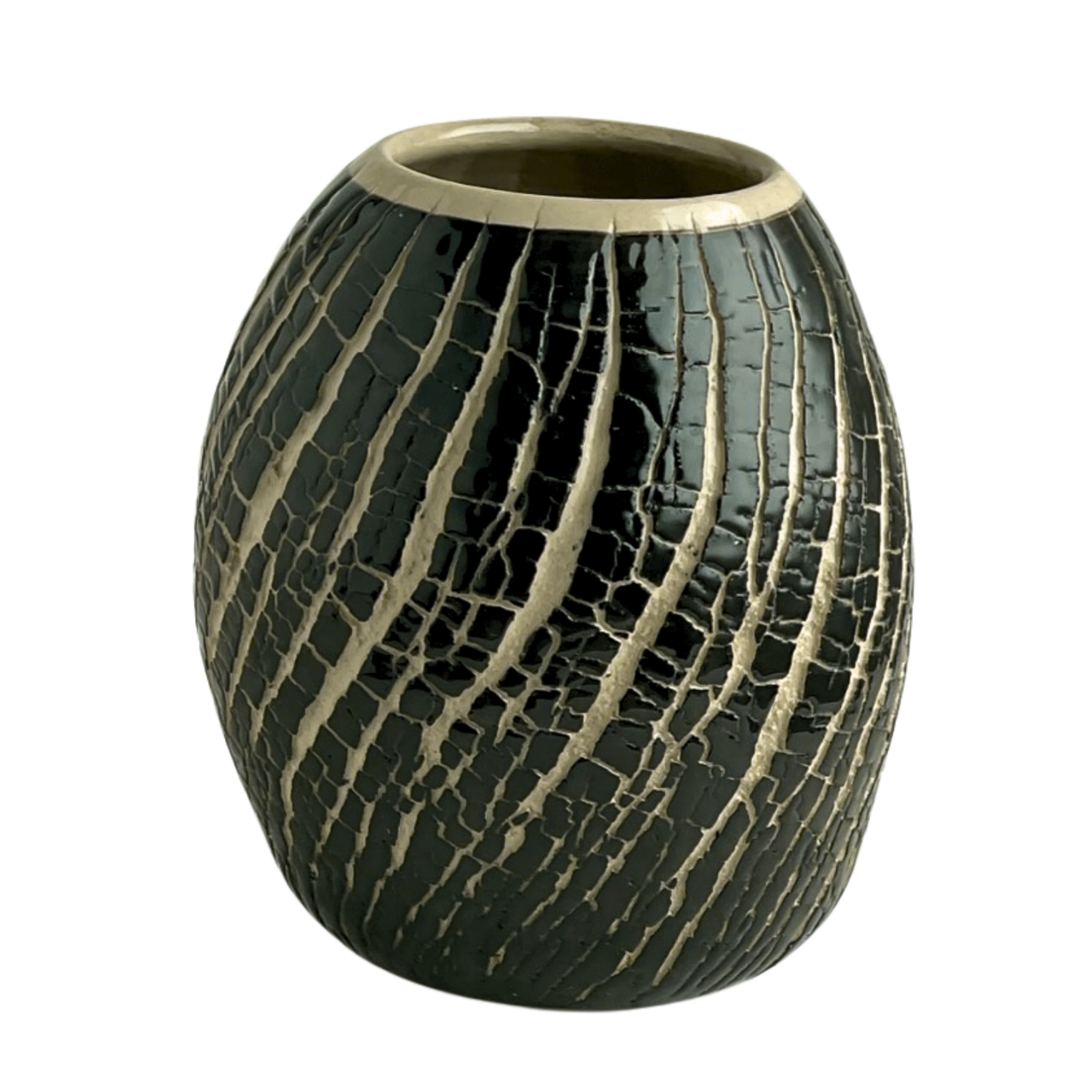 VESSEL // CRACKED BLACK WITH HEAVY DISTORTION