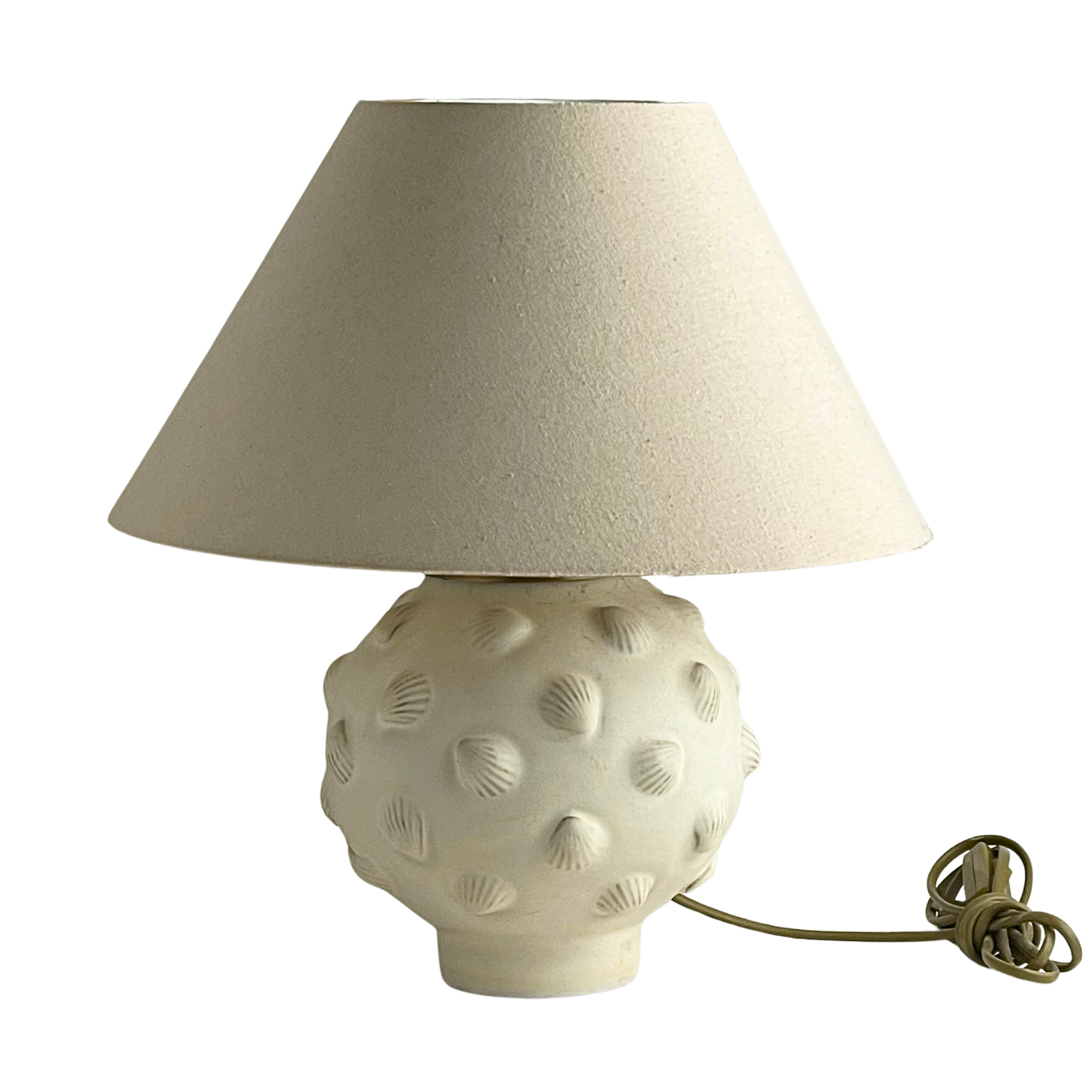 LAMP // CLAM WHITE WITH SHELLS