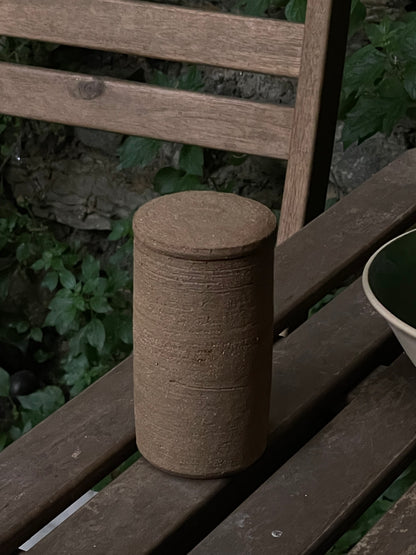 LIDDED JAR // EARTH CAPSULE
